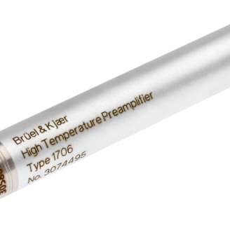 HBK 4966-H-041 型  配備CCLD前置放大器和BNC接頭的?英寸預極化自由場傳聲器， 可在高達125°C的溫度下運行