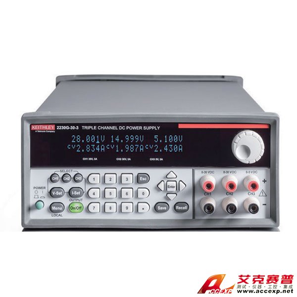 Tektronix泰克 3通道可編程直流電源2230G-60-3