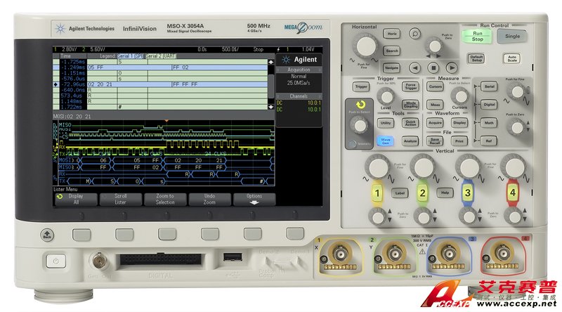 Agilent MSOX3014A 500MHz示波器圖片