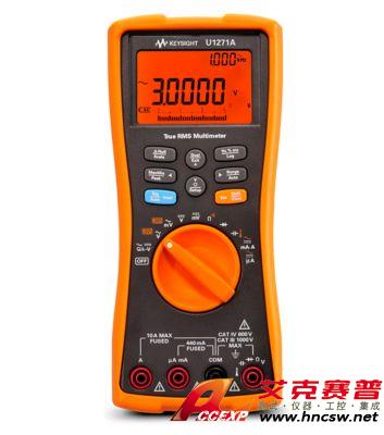 keysight是德 U1271A 手持式數字萬用表，4位半，IP54